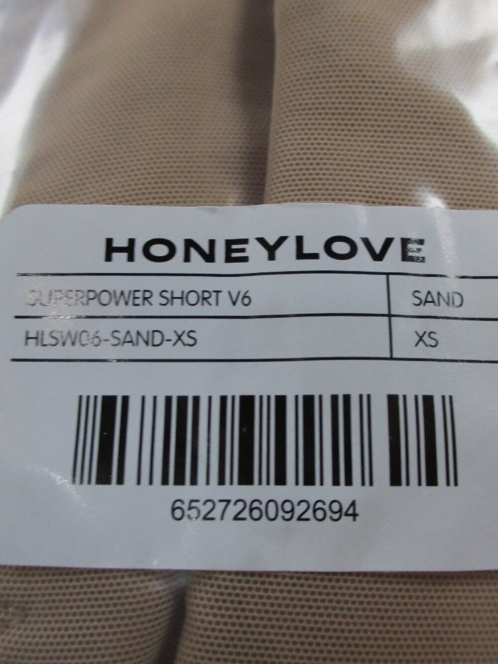 Honeylove Superpower High Waisted Shorts V6 Womens XS Sand Shapewear NEW $89 - Picture 4 of 5